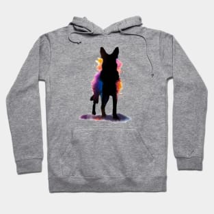 Sheepherder Shepherd Dog Stencil Hoodie